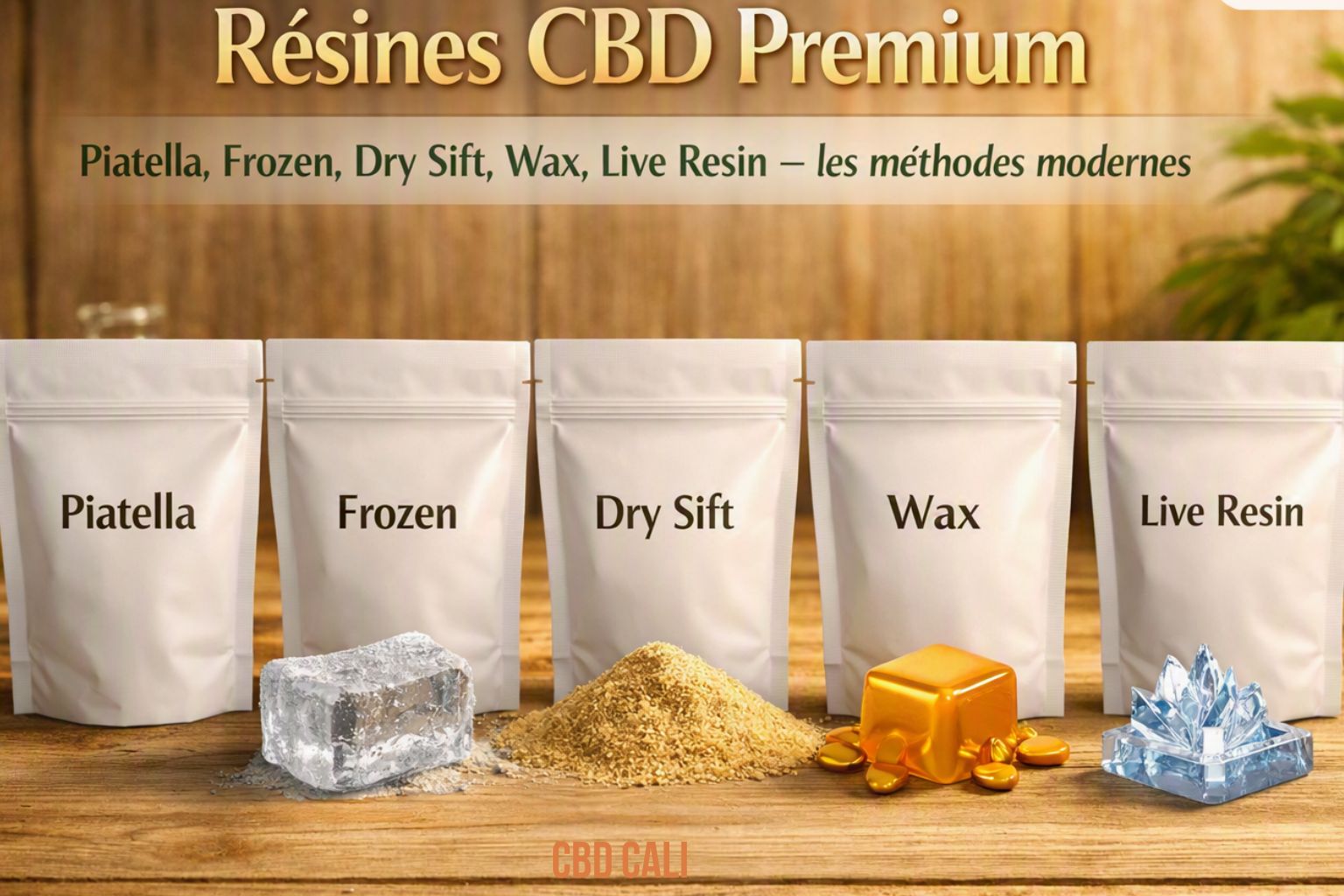 résines extractions cbd