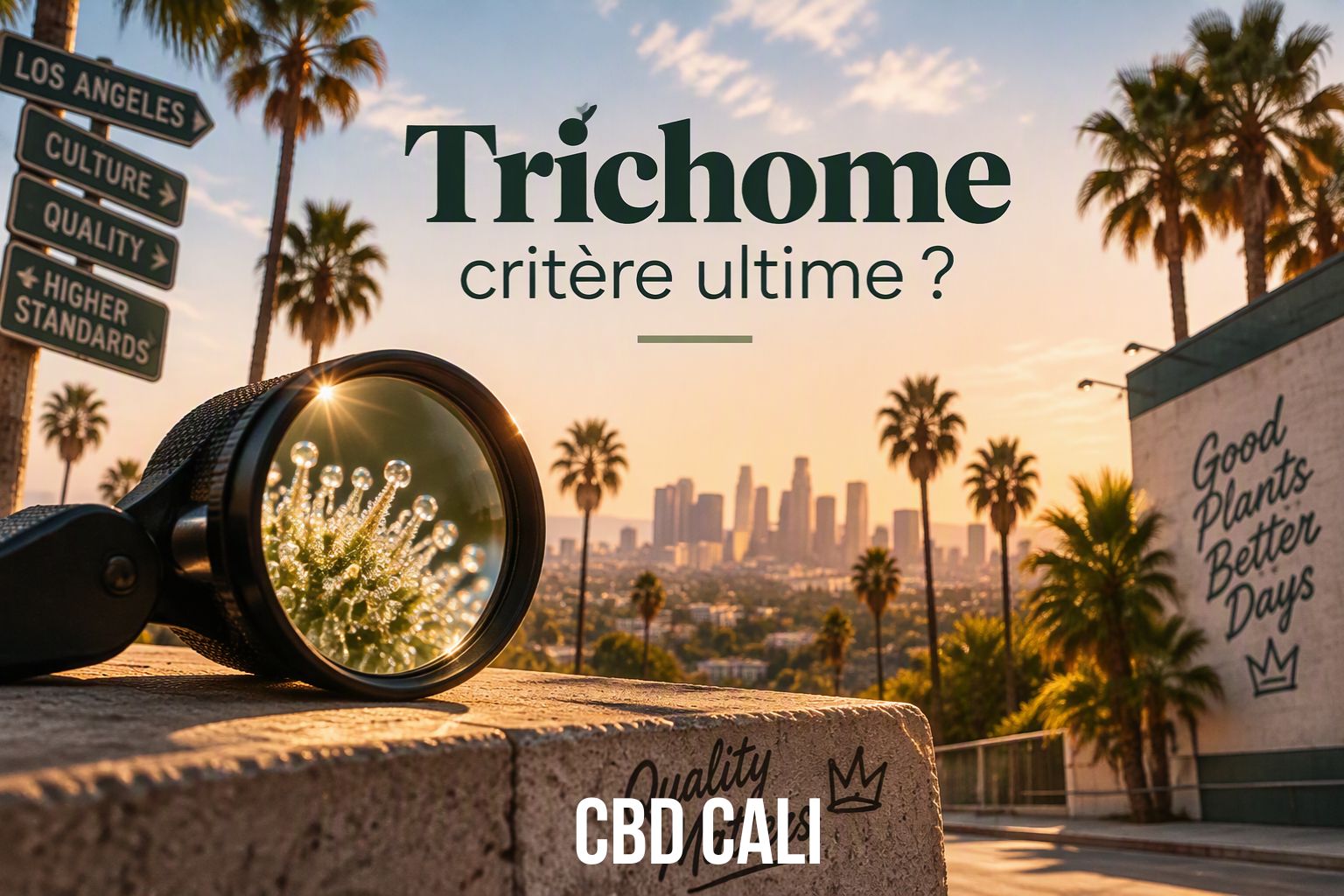 CBD Californien trichomes
