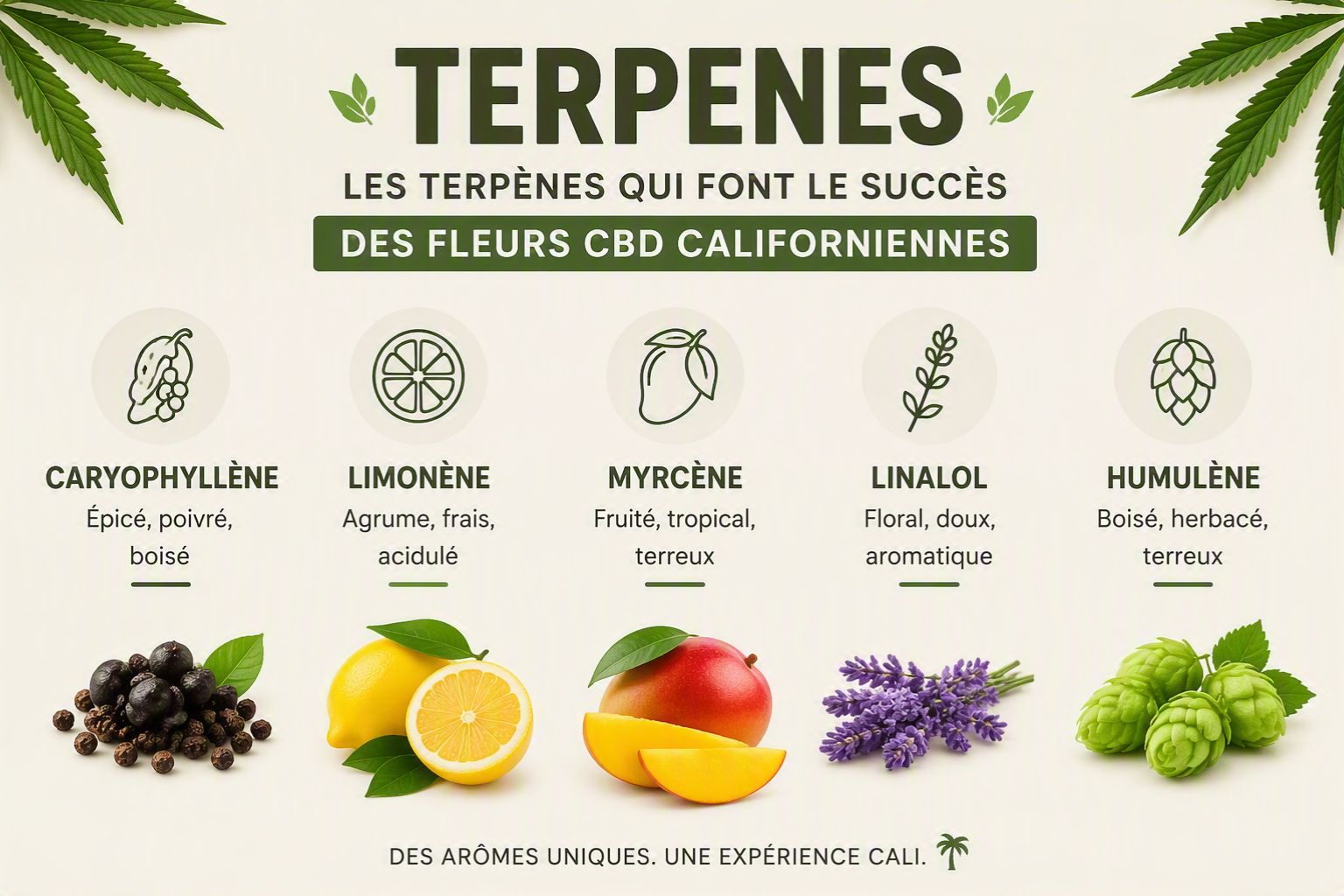 Terpènes CBD Cali